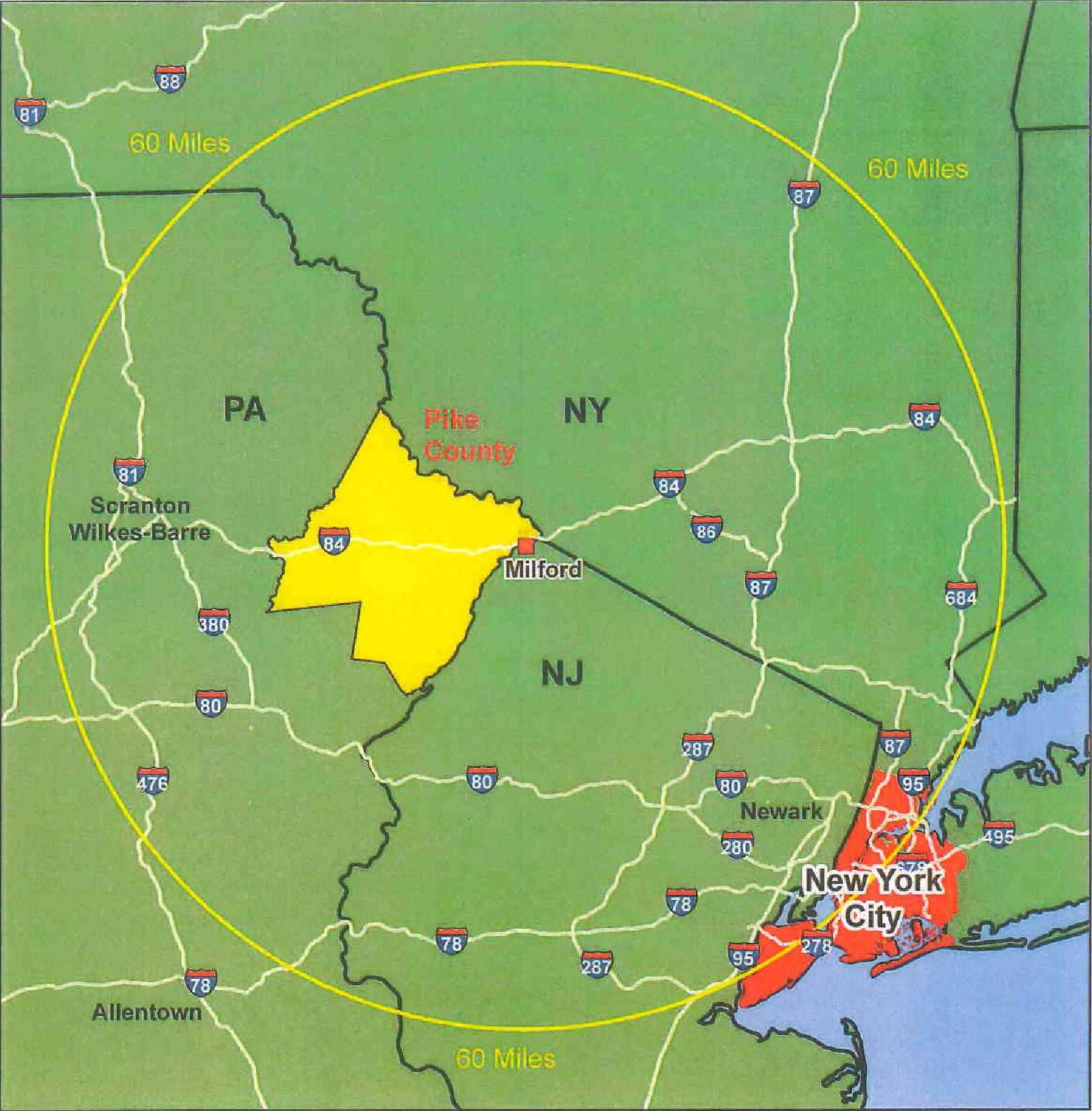 Tri State Area Map Pike Living